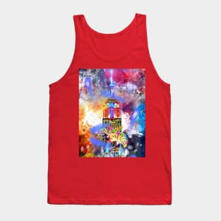 Empire State Building Painted Tank Top